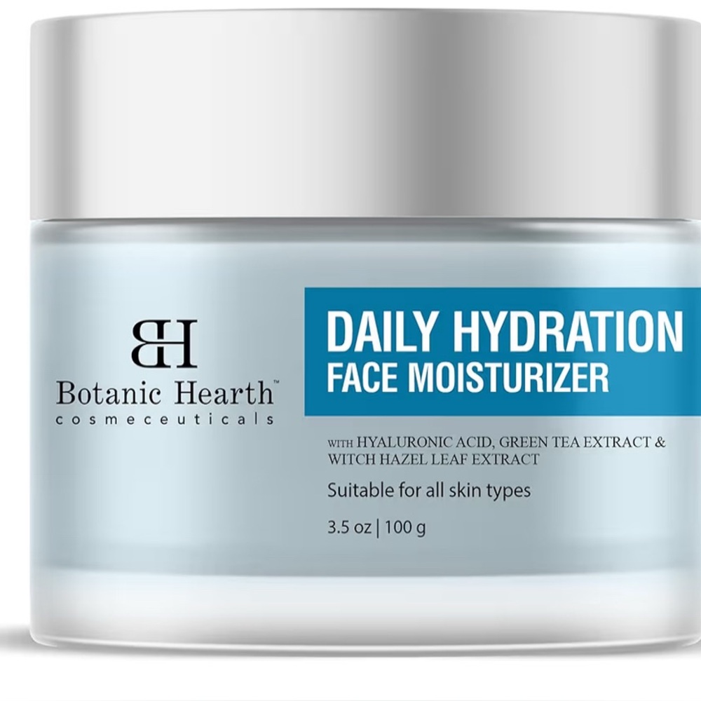 Botanic Hearth Daily Hydration Moisturizer With Hyaluronic Acid, Green Tea